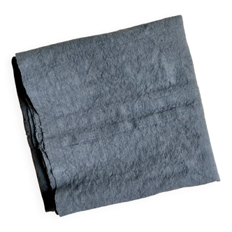 Antique hemp tablecloth / gray