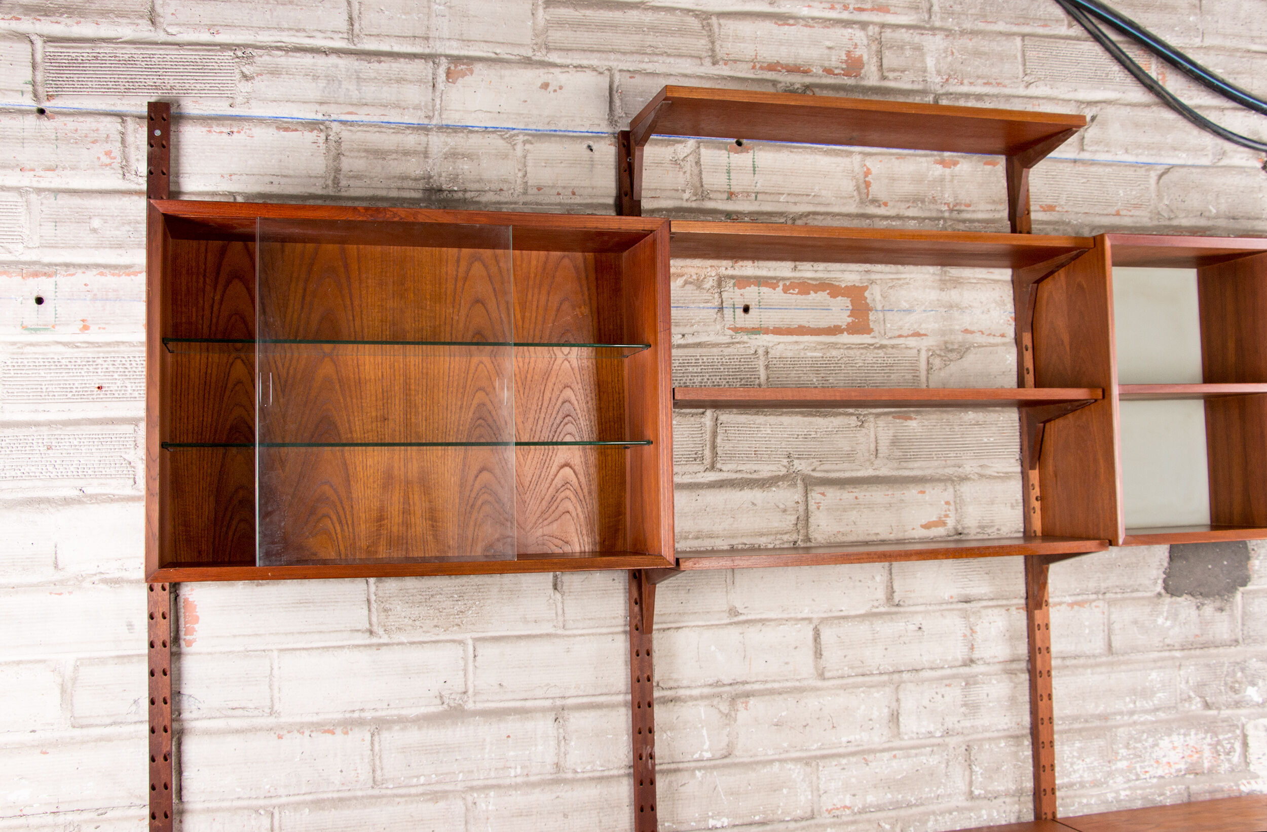 Danish modular teak shelf by Poul Cadovius 1960