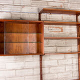 Danish modular teak shelf by Poul Cadovius 1960