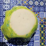 Frog ceramic fruit basket or salad bowl