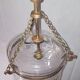 Empire-style hot air balloon chandelier