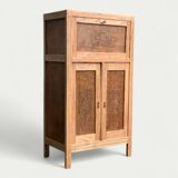 Parisian art deco sideboard in raw oak 1930