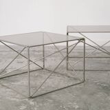 Side tables by Max Sauze, 1970s.