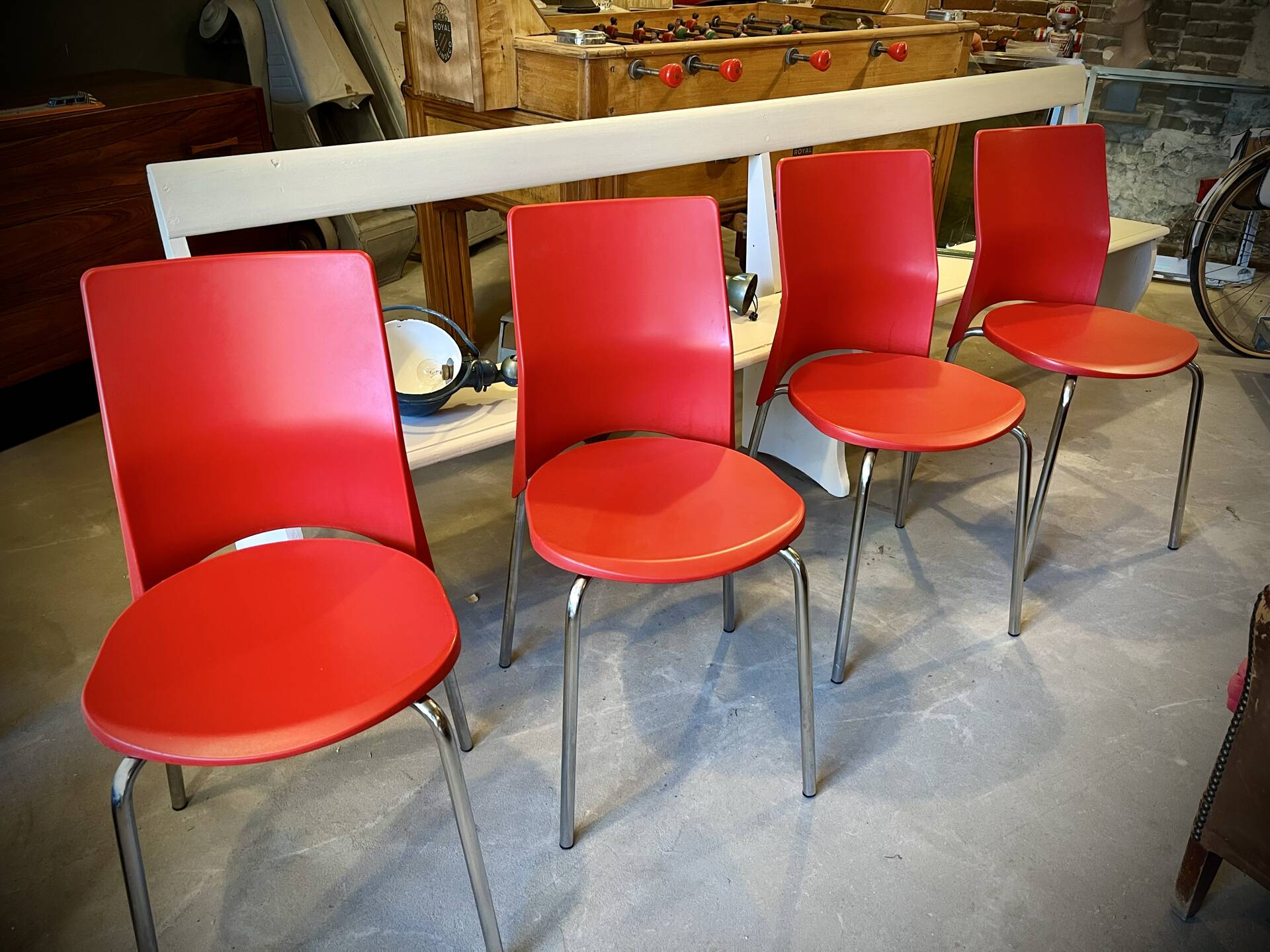 Four flor isis olaf von bohr chairs