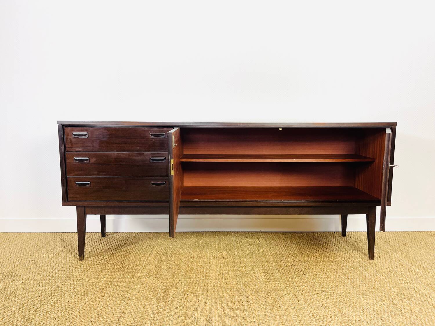 Scandinavian mahogany sideboard 1960