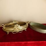 Gilded bronze planter