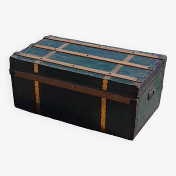 Iron and wood chest