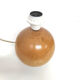Paire de pieds de lampes en bois