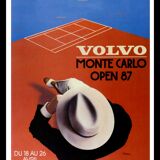 Original poster Volvo Monte Carlo open tennis Razzia