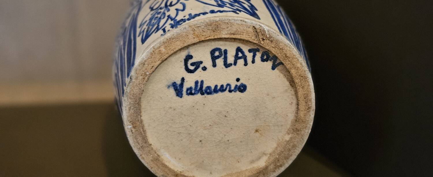 Vase in Vallauris ceramic