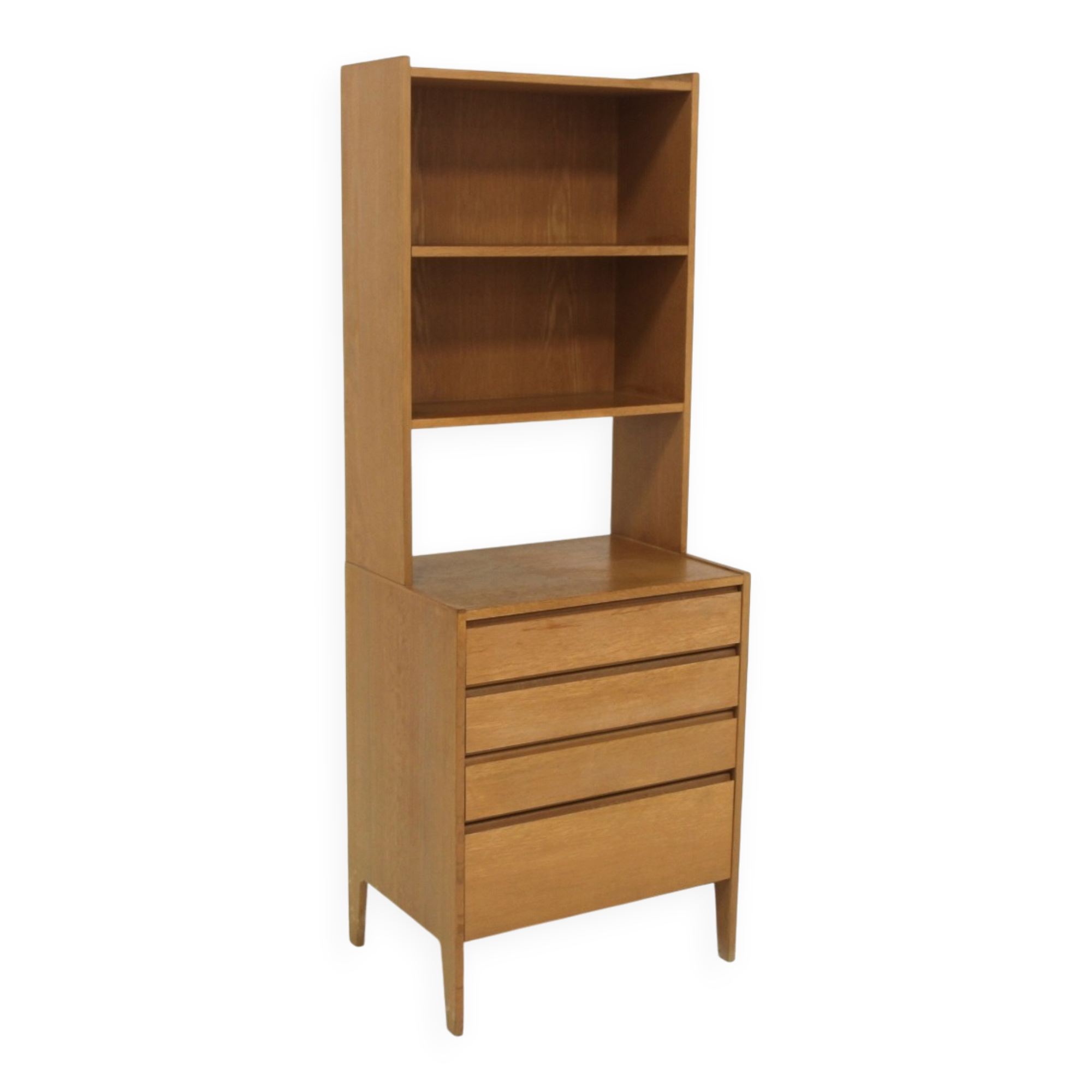 Bibliothèque scandinave en chêne, Suède, 1960