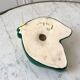 Ferlay Vallauris-style lemon ceramic pocket tray signed 1955
