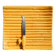 Cheese platter & bamboo barbotine knife. 1960