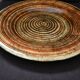 Large ceramic plate by Jacques Thiveaud Arnis from the 60s/70s.