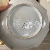 Plat à anses en faïence