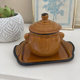 Sugar bowl with tray