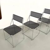 Set of 6 Nuova X-Line chairs, 1977