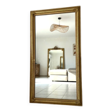 19th-century antique gilded mirror.