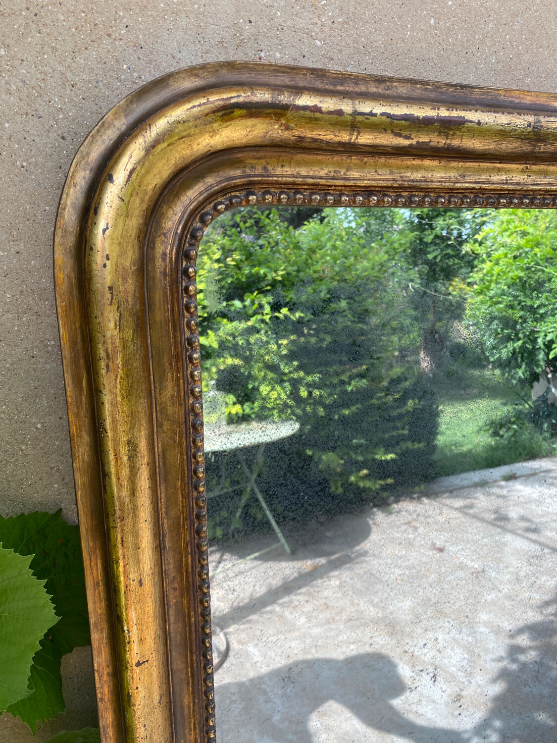 Louis Philippe mirror gilded 141x86