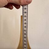 Vintage Pair of Vase Soliflore Blown Moulded Glass Mid Century Holmegaard