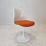 Knoll Marble Dining Table With 5 Chairs by Eero Saarinen, 1960s