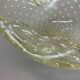 Murano Glass "Gold Dust Bubble" Bowl Element Shell Ashtray Murano, Italy, 1970s