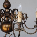 Chandelier style Dutch copper 10 lights