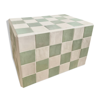 Mosaic tile coffee table