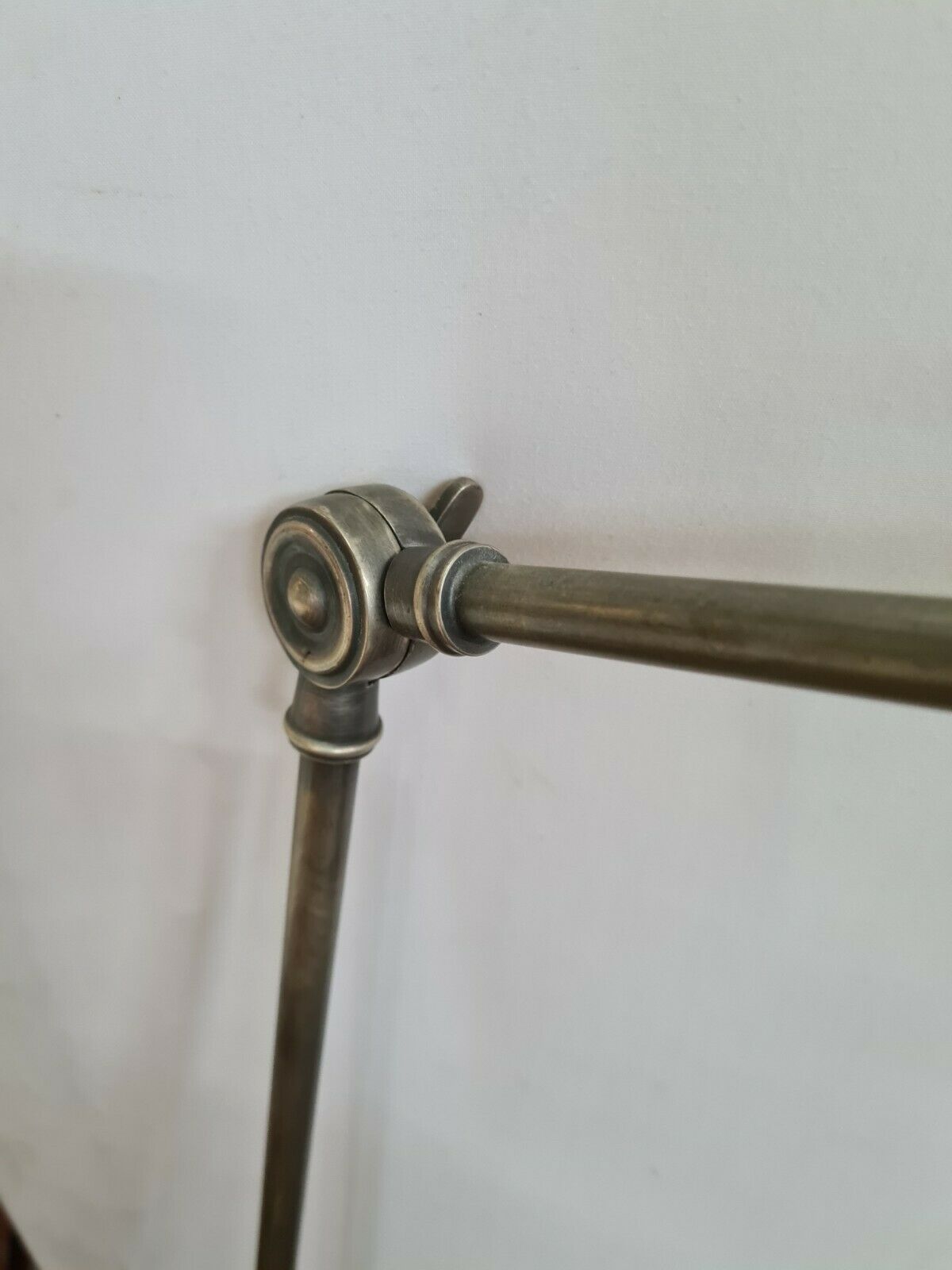 Silver brass architect's lamp