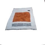 Handmade wool Berber rug 150 X 100 CM