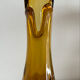 Vintage "Swung vase" in amber glass