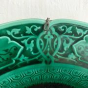 Barbotine dish for wall decoration