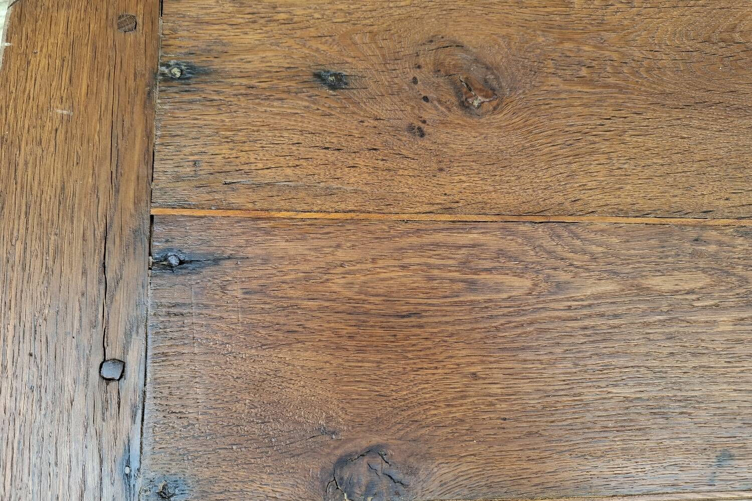 Table de ferme en chêne massif
