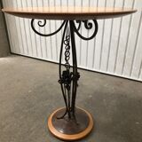 Art deco style pedestal table