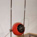 Lampe à poser vintage 1980 eyes ball red