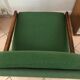 Vintage green Scandinavian armchair from the 60s