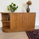 Meuble bas enfilade vintage art déco bois massif