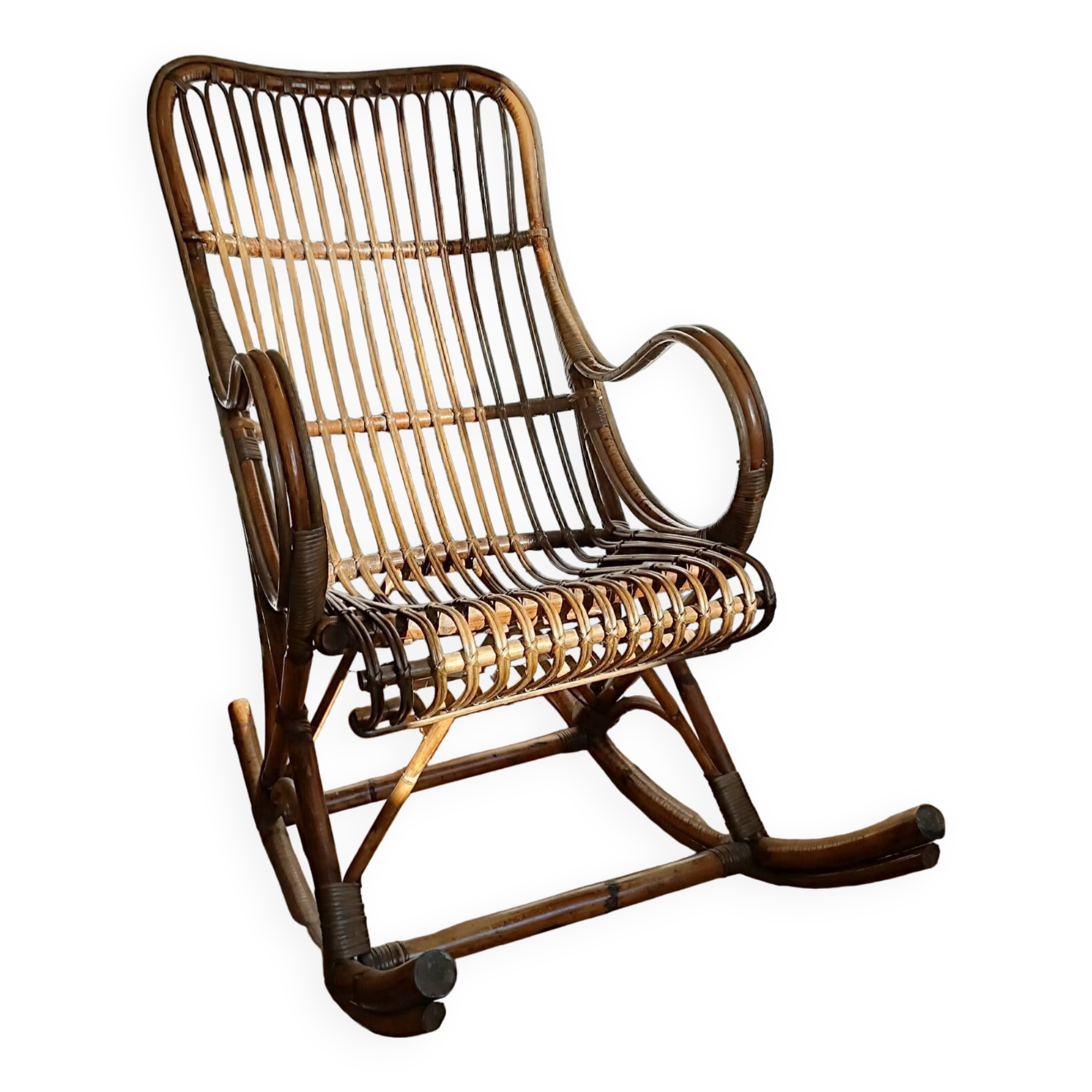 Rattan rocking chair