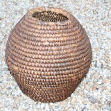 Charentaise woven straw pan