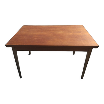 Teak dining table, with extensions
