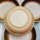 4 Badonviller stoneware soup plates