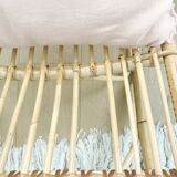 Rocking-chair en rotin