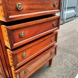 Chest of drawers style louis xvi marble top