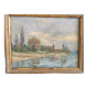 Old painting Riverside.