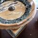 Marble pendulum fireplace trim