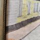Vintage oil painting table signed M.Painta 1934 ruell.