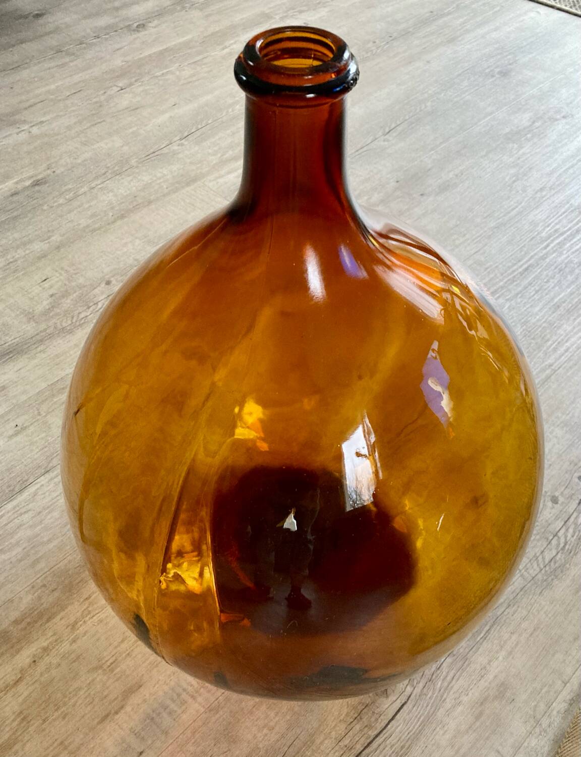 Amber demijohn 30L
