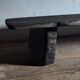 Burnt oak coffee table
