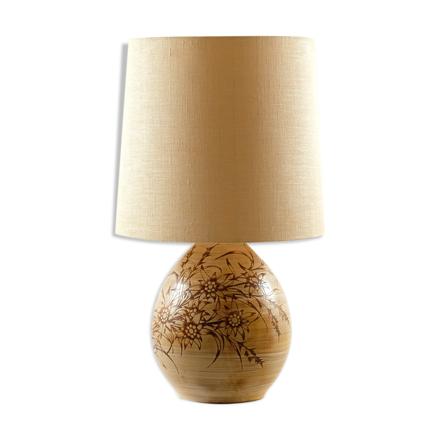 Lamp by Fonck and Mateo Vallauris 1960's