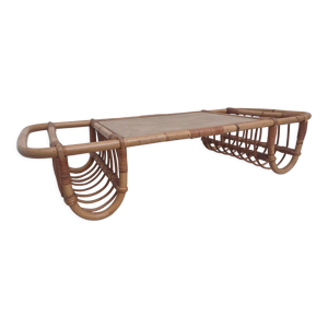 Table basse rotin